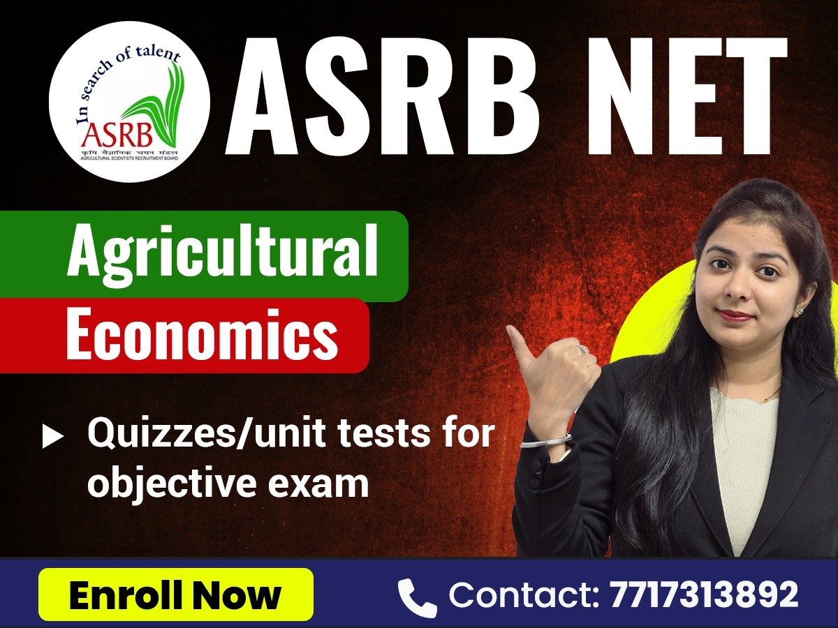 ASRB NET Agricultural Economics 2026