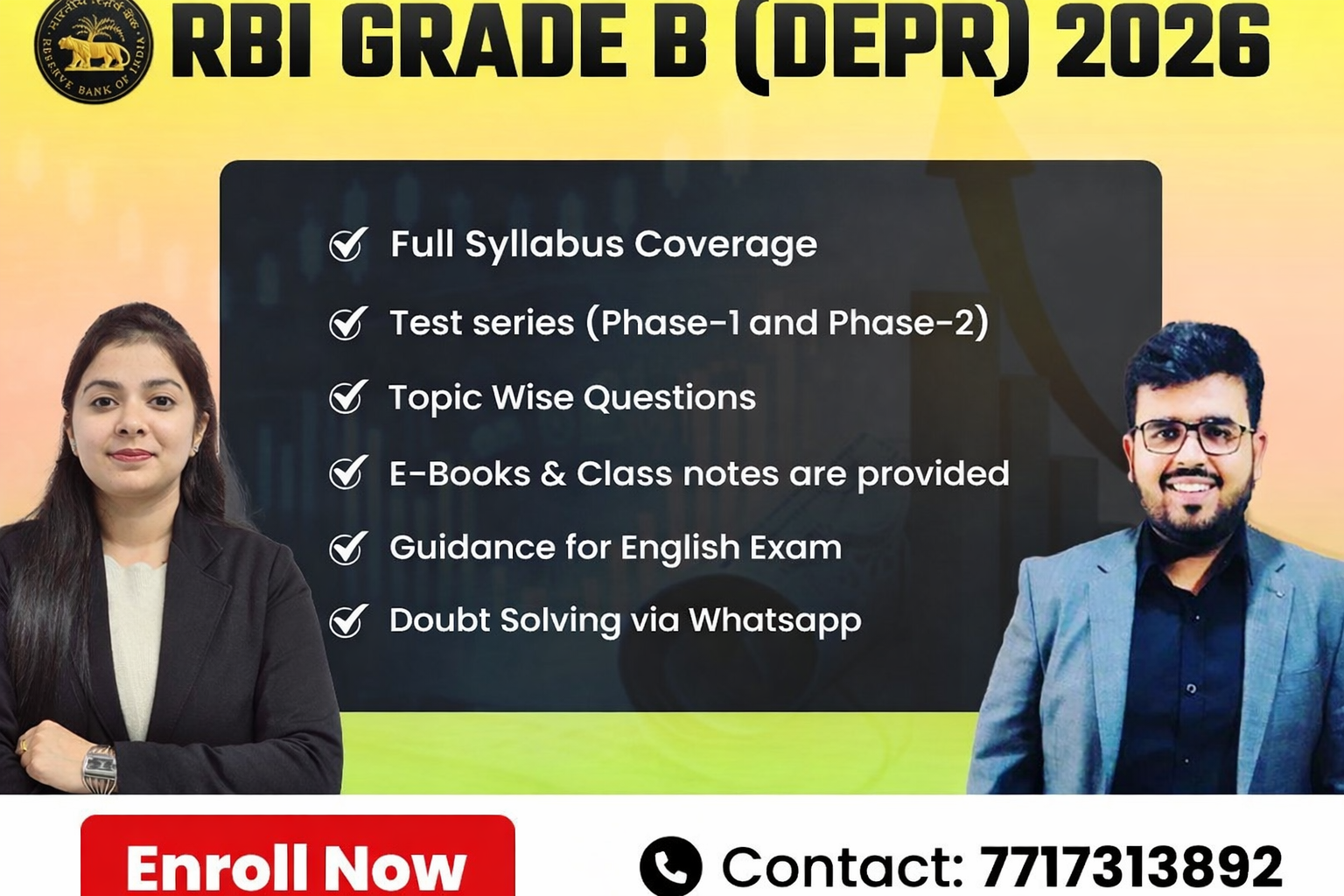 RBI Grade B DEPR Economics 2026
